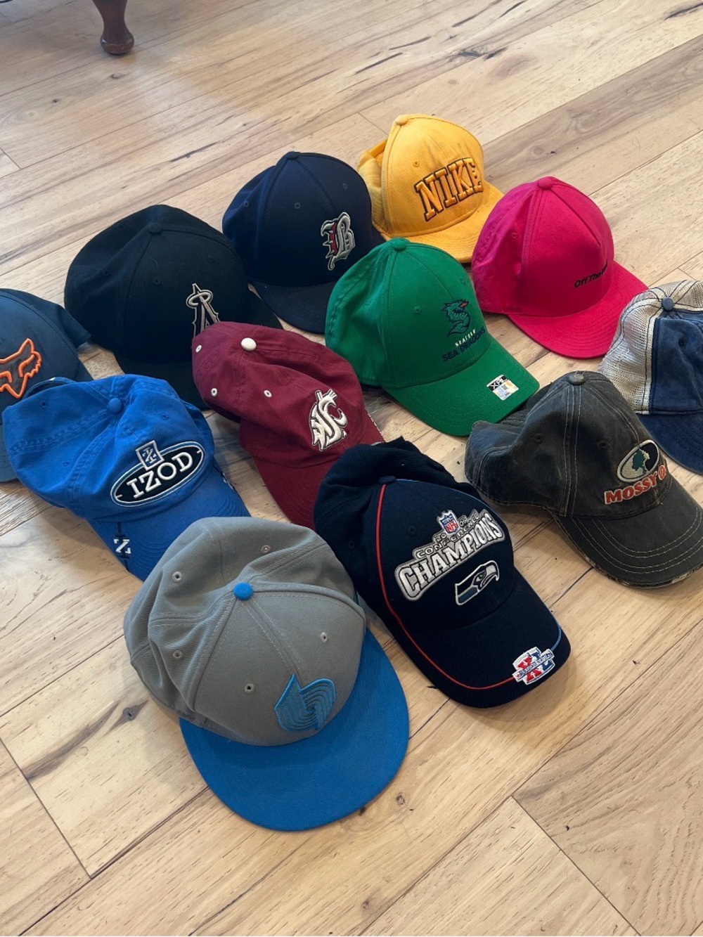 vintage y2k resellers hat lot - fox racing, nike
